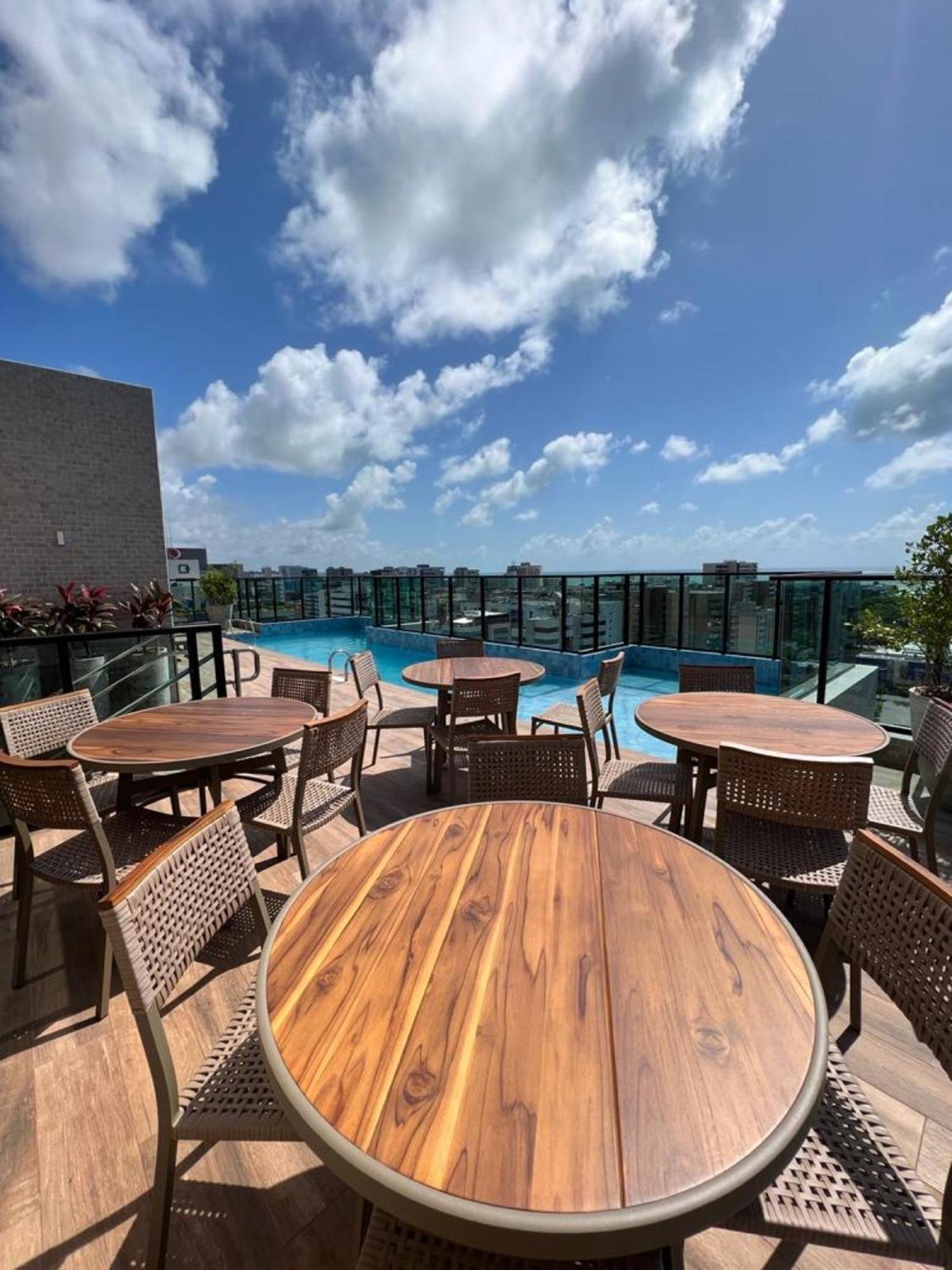 Novissimo, 500M Praia, Garagem, Vista - Luzes Do Arrebol Maceió Εξωτερικό φωτογραφία