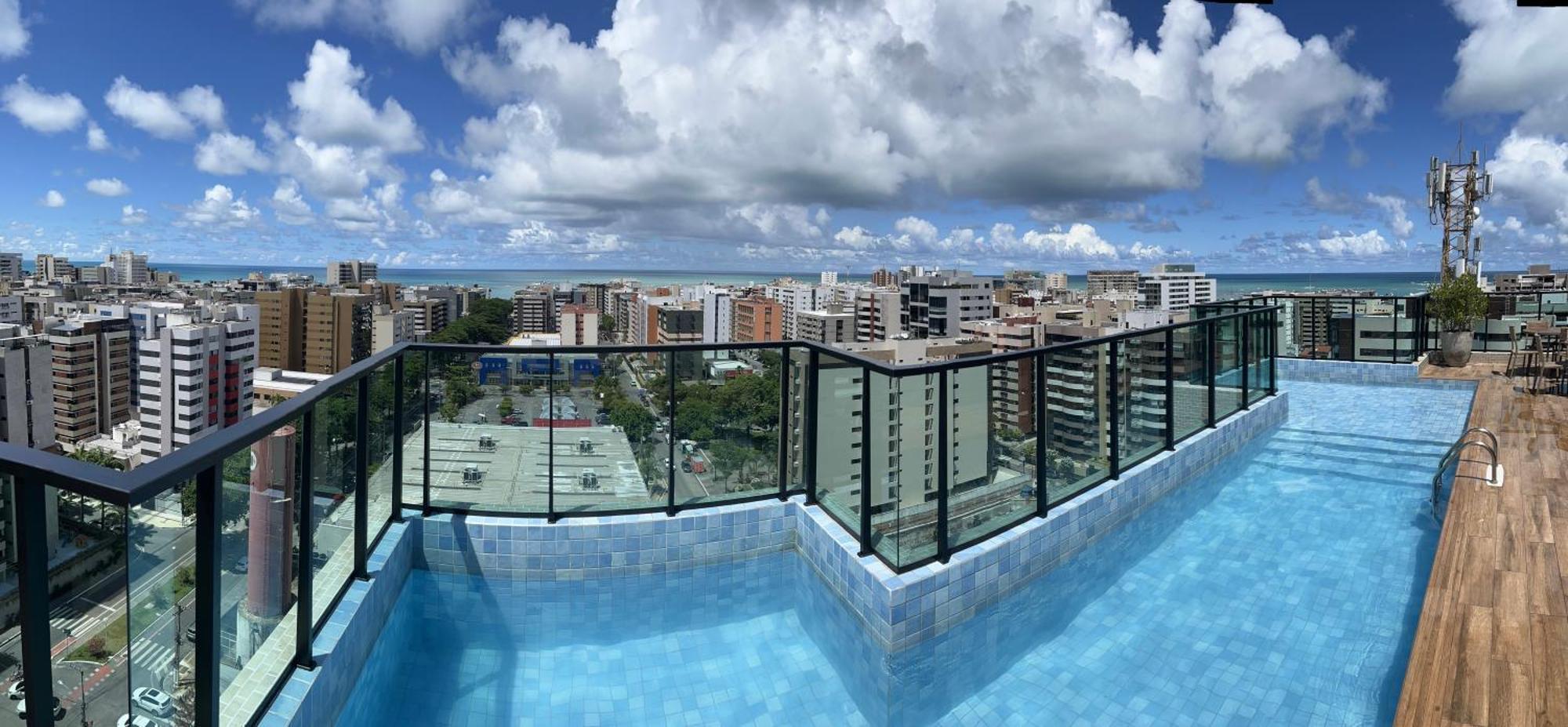 Novissimo, 500M Praia, Garagem, Vista - Luzes Do Arrebol Maceió Εξωτερικό φωτογραφία