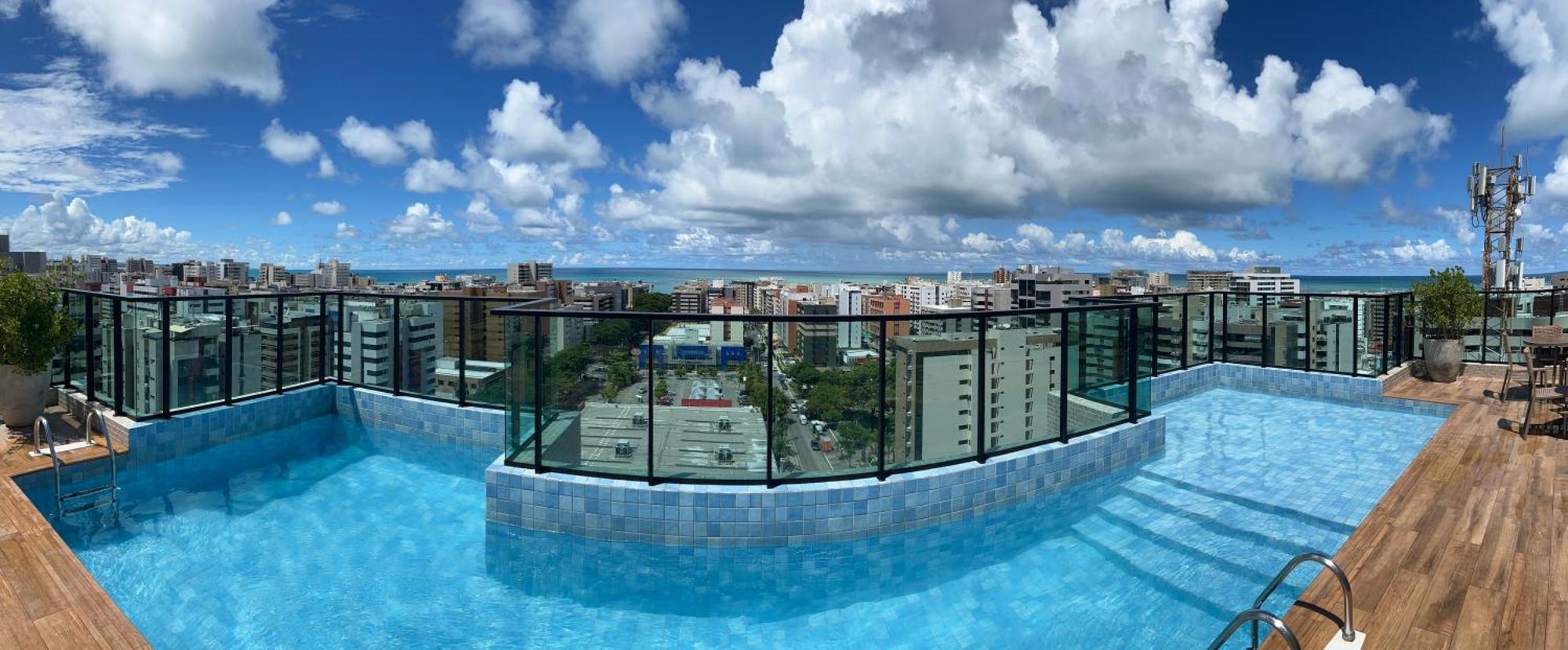 Novissimo, 500M Praia, Garagem, Vista - Luzes Do Arrebol Maceió Εξωτερικό φωτογραφία