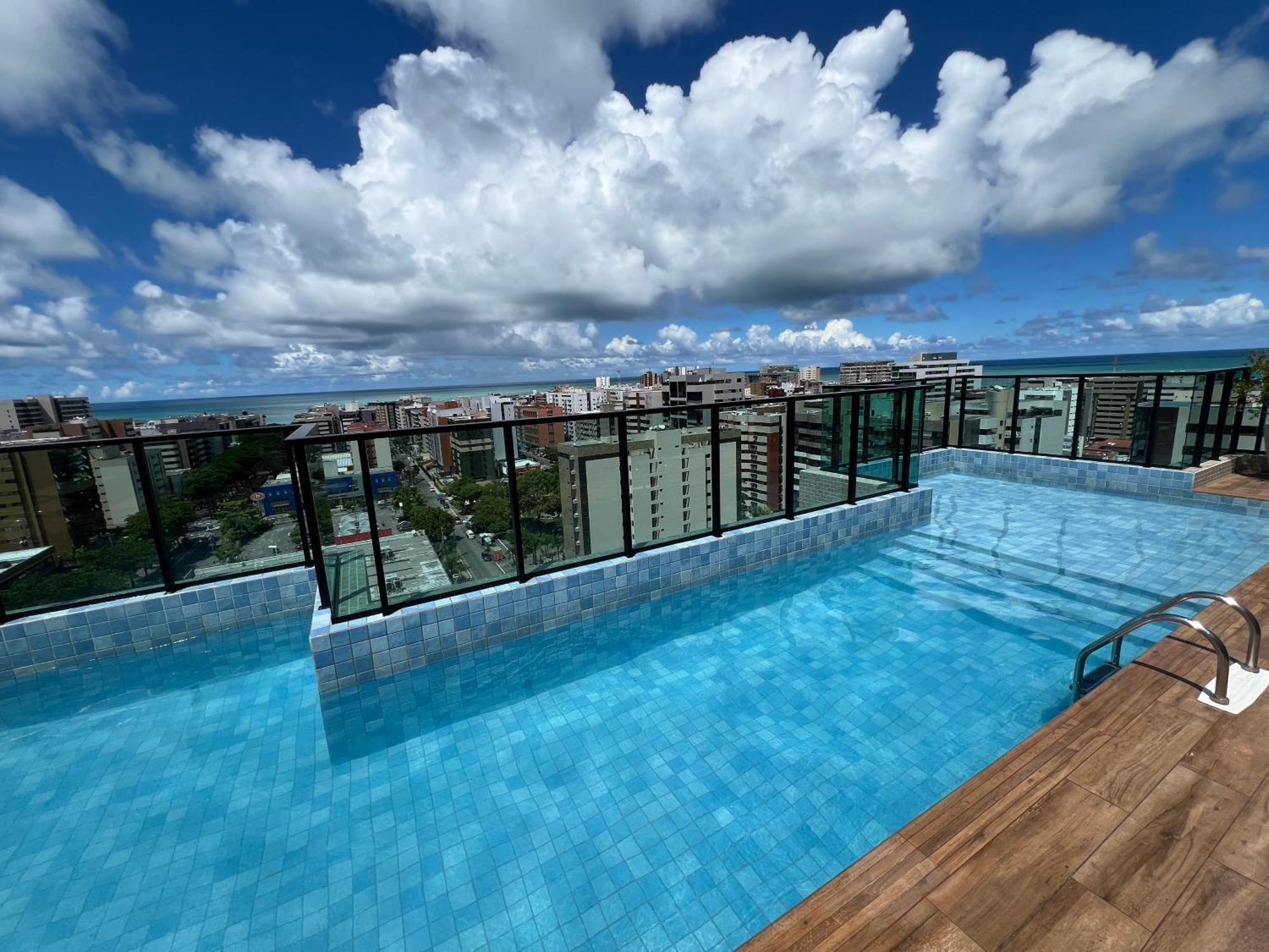 Novissimo, 500M Praia, Garagem, Vista - Luzes Do Arrebol Maceió Εξωτερικό φωτογραφία
