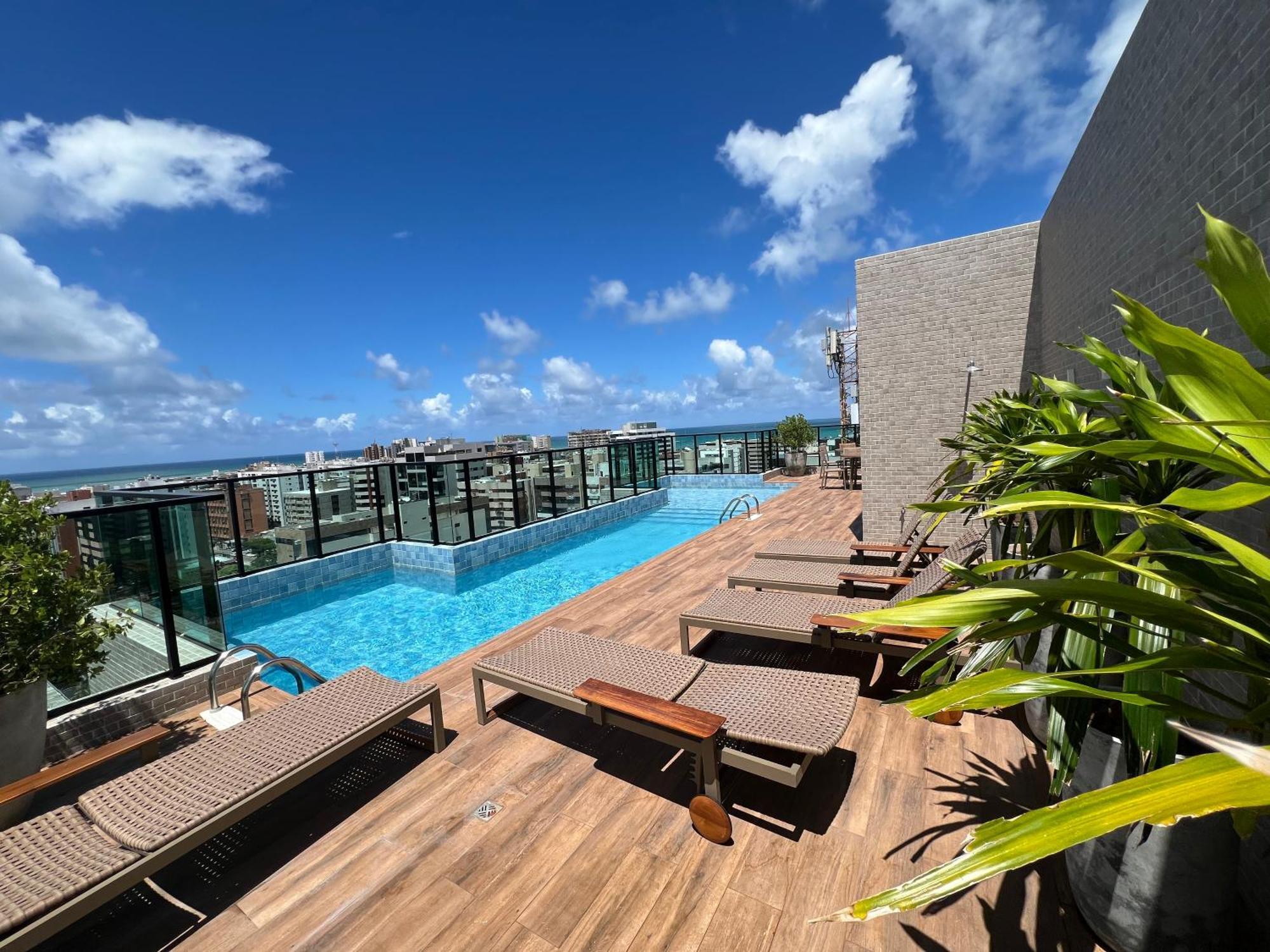 Novissimo, 500M Praia, Garagem, Vista - Luzes Do Arrebol Maceió Εξωτερικό φωτογραφία