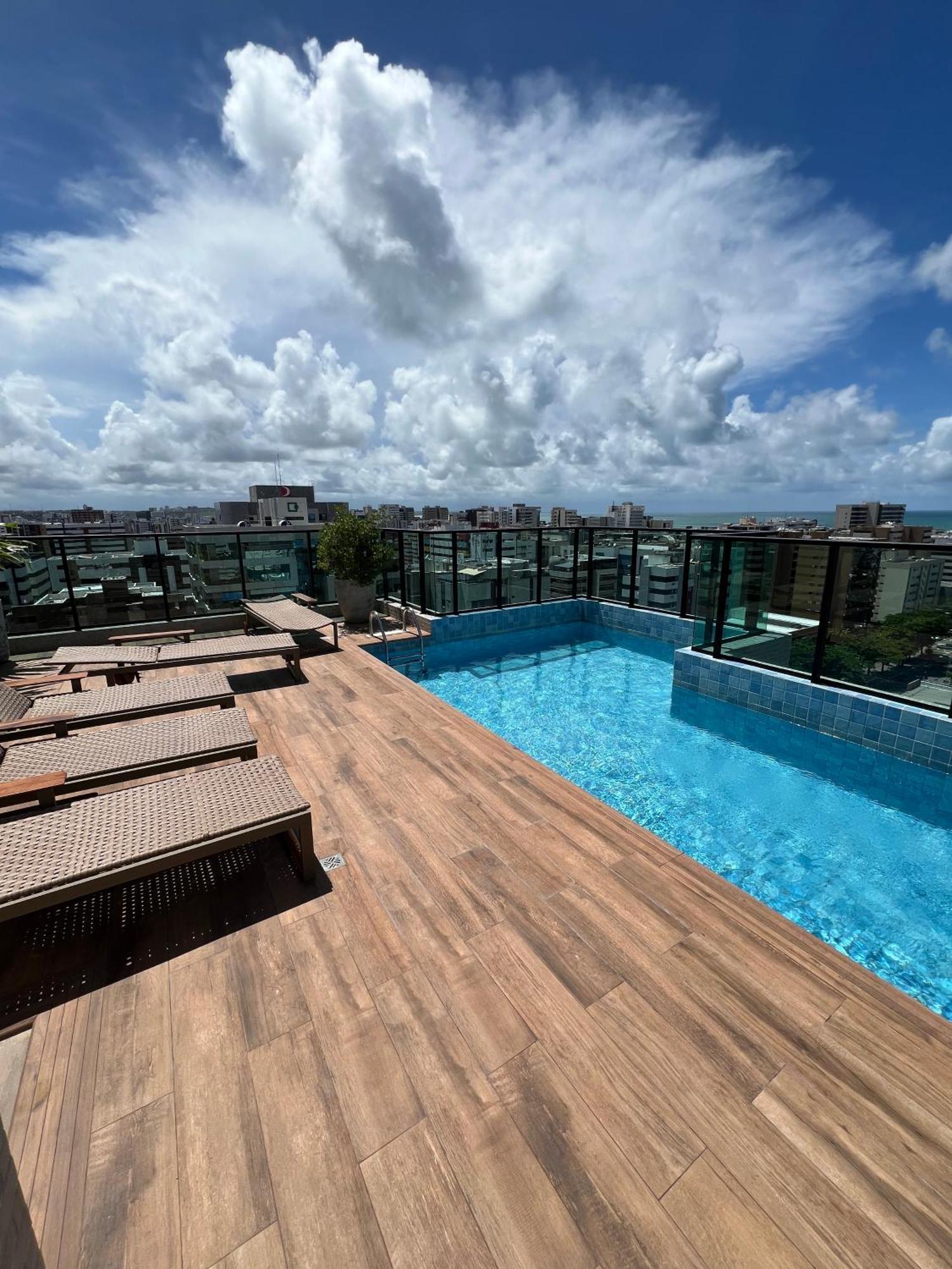 Novissimo, 500M Praia, Garagem, Vista - Luzes Do Arrebol Maceió Εξωτερικό φωτογραφία
